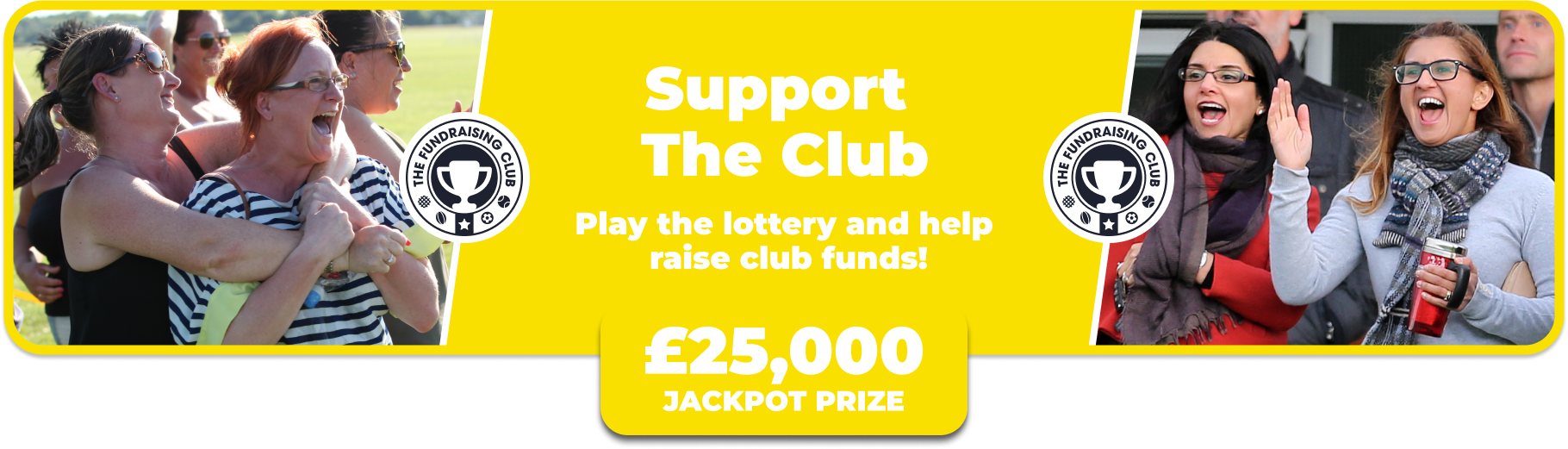 Play Our Club Lottery Banner