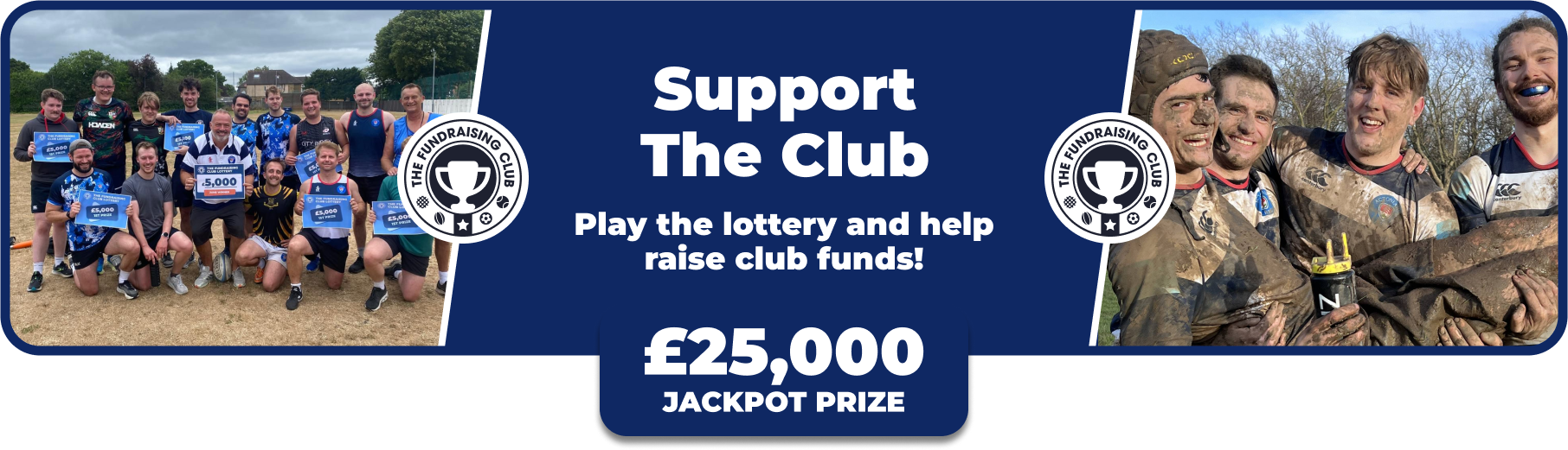 Play Our Club Lottery Banner