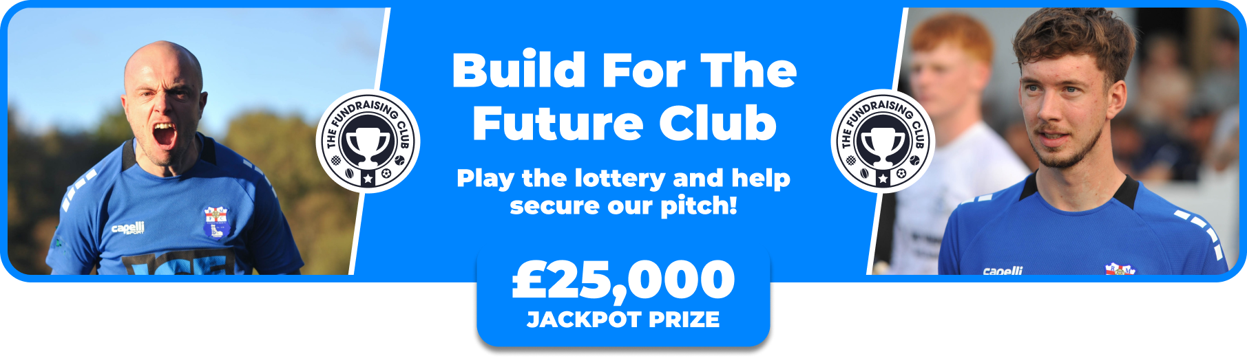 Play Our Club Lottery Banner
