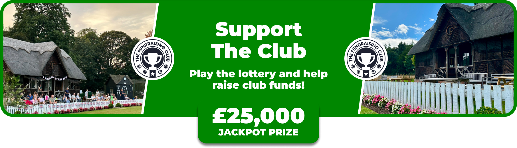 Play Our Club Lottery Banner
