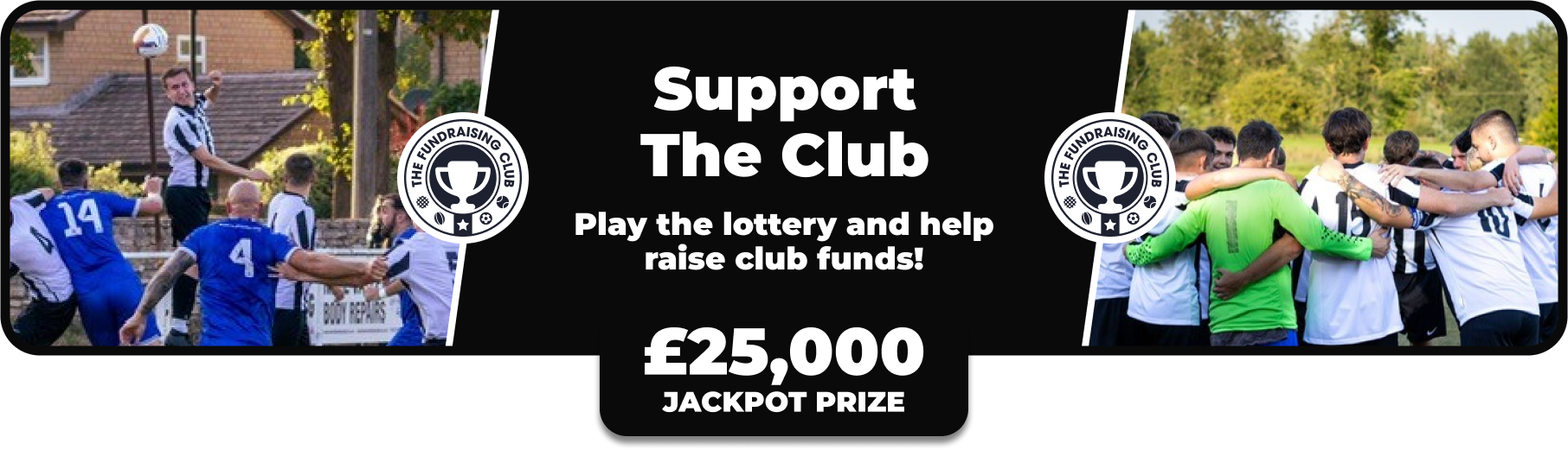 Play Our Club Lottery Banner