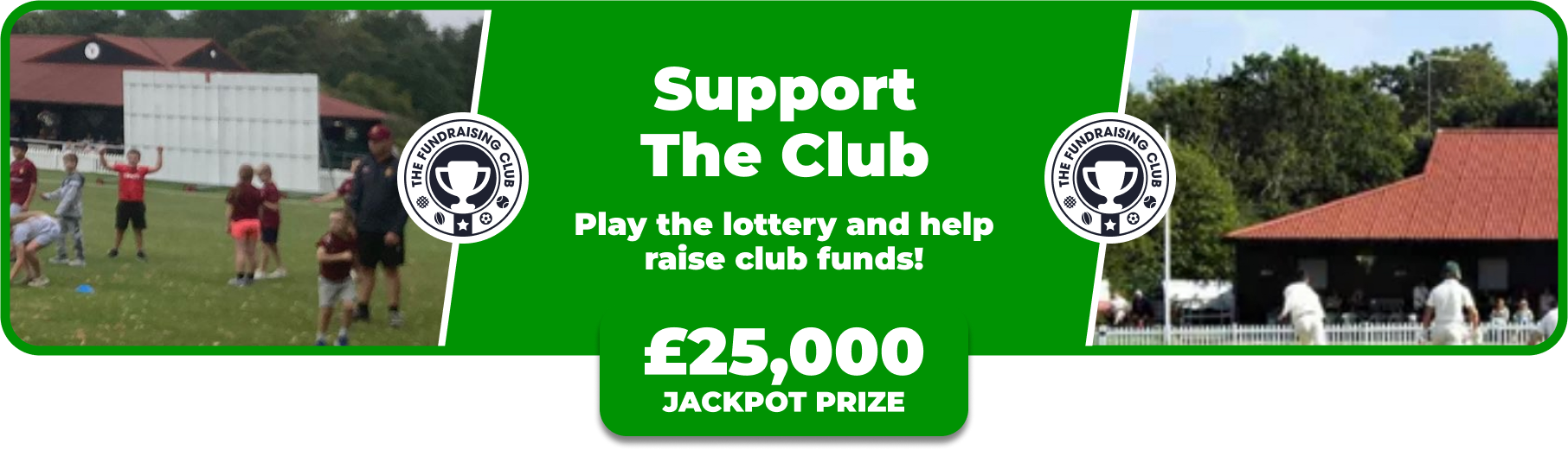 Play Our Club Lottery Banner