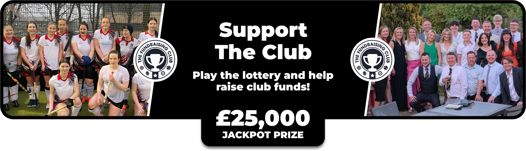 Play Our Club Lottery Banner
