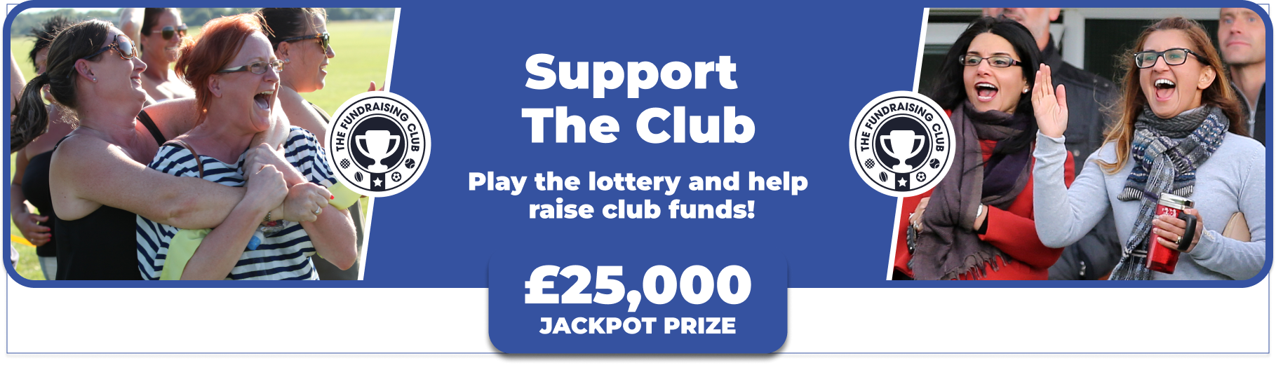 Play Our Club Lottery Banner