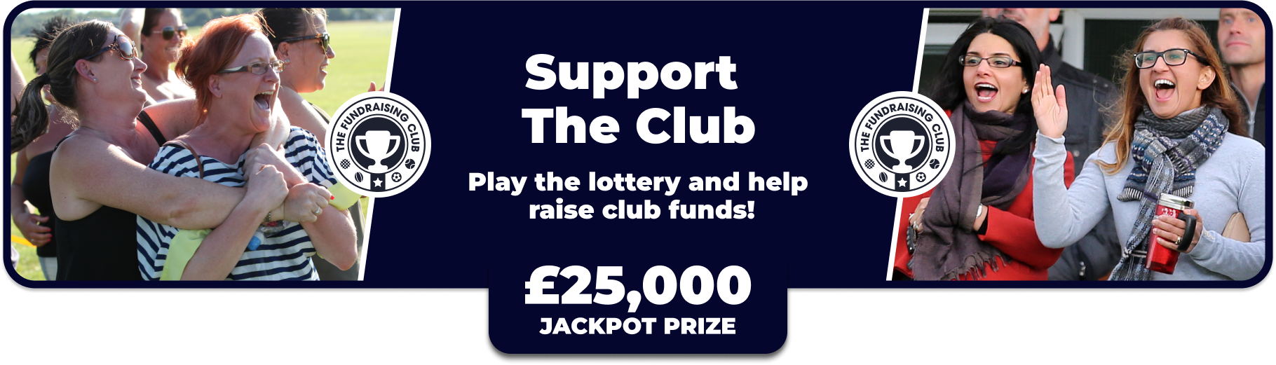 Play Our Club Lottery Banner