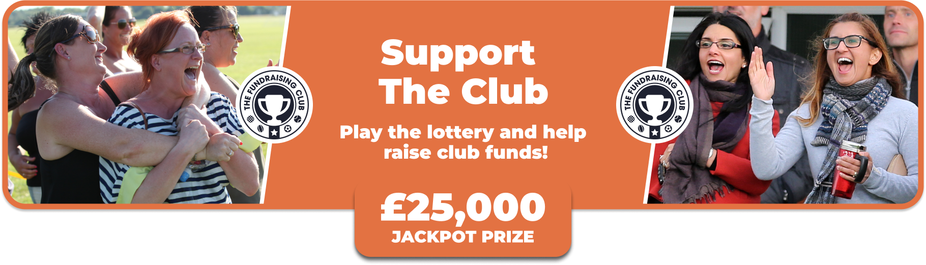 Play Our Club Lottery Banner