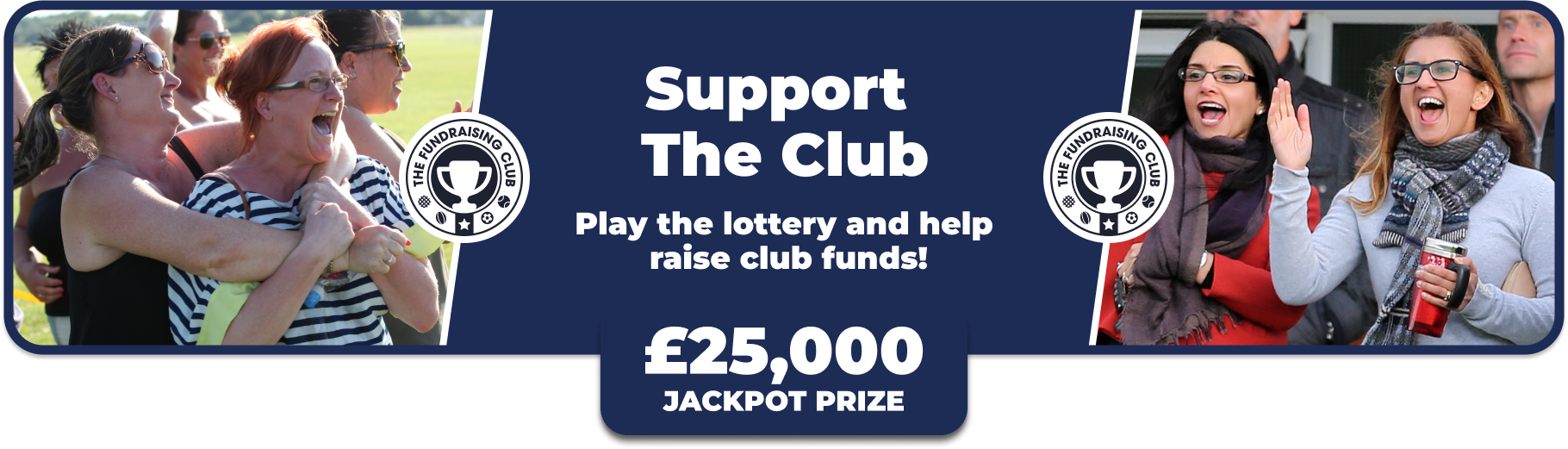 Play Our Club Lottery Banner