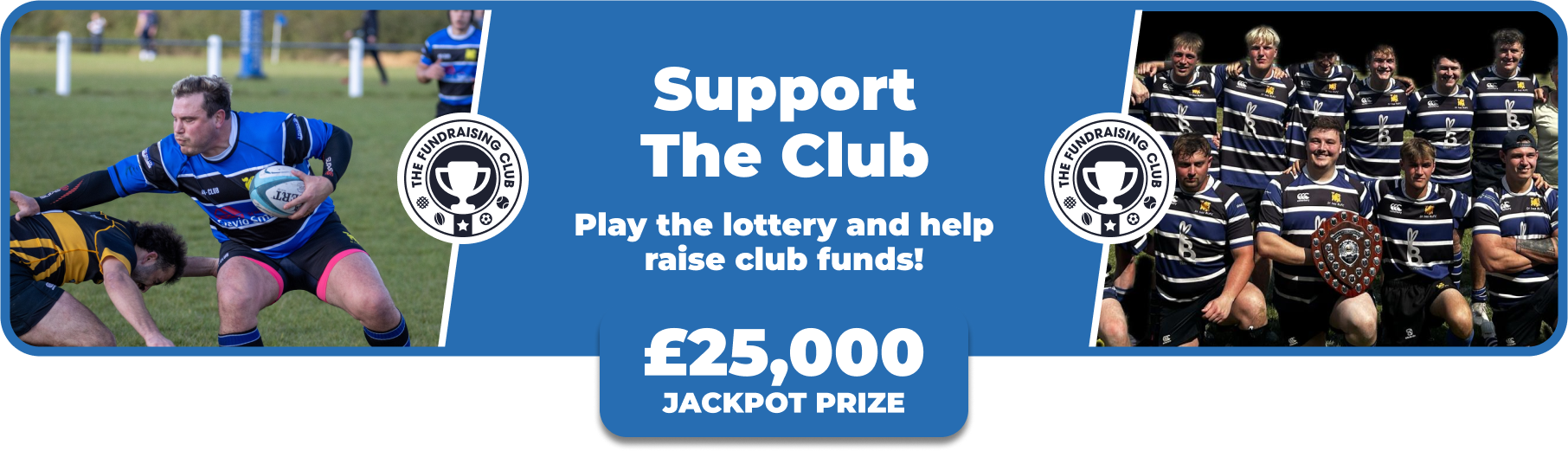 Play Our Club Lottery Banner