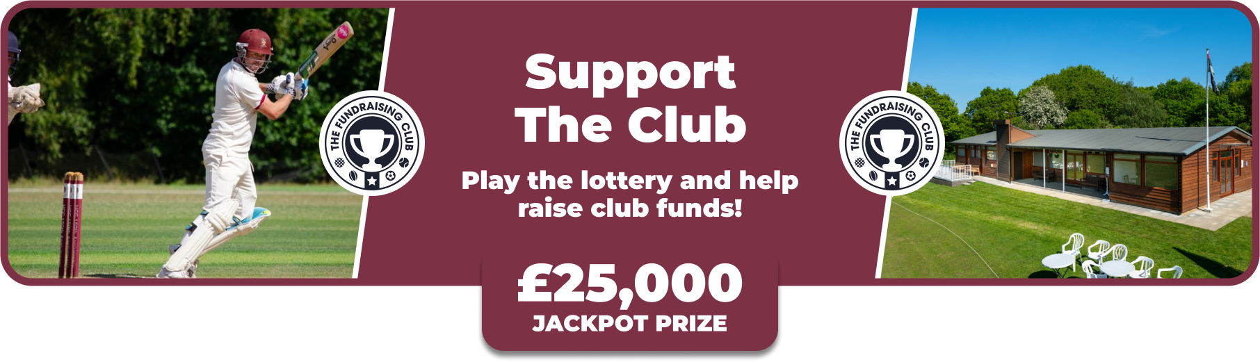 Play Our Club Lottery Banner